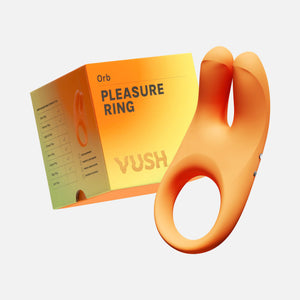 VUSH Orb Pleasure Ring - Peaches