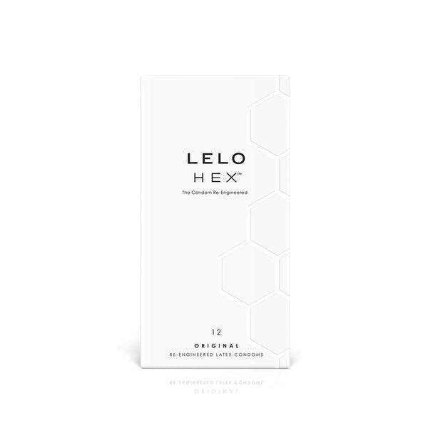 Lelo Hex Regular Condoms - Peaches
